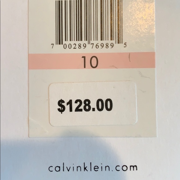 Calvin Klein Size 10 Grey/Blk Snake Print - Picture 5 of 8